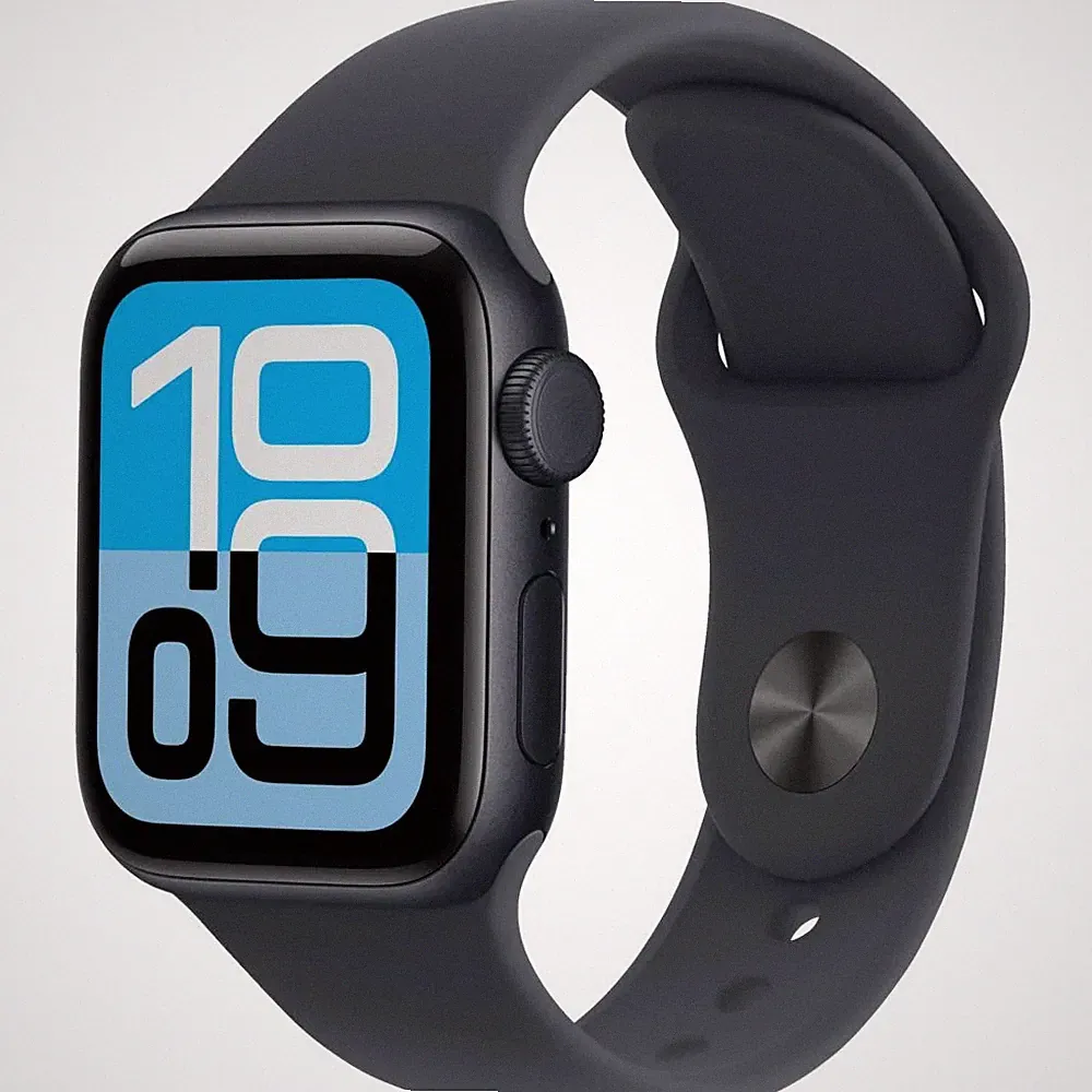 Apple Watch SE 3 Cellular 40 Smartwatch Mitternacht (150-200 mm) Fluorelastomer