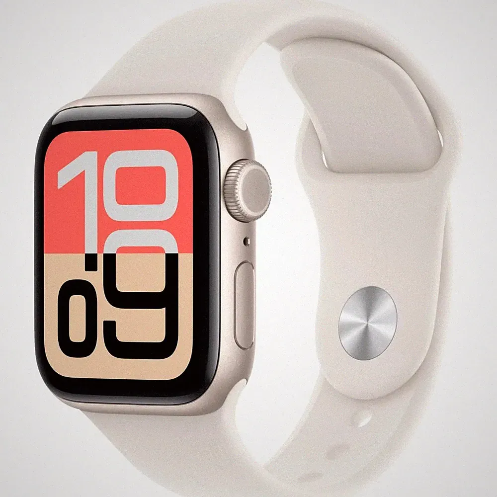 Apple Watch SE 3 Cellular 40 Smartwatch Polarstern (130-180 mm) Fluorelastomer