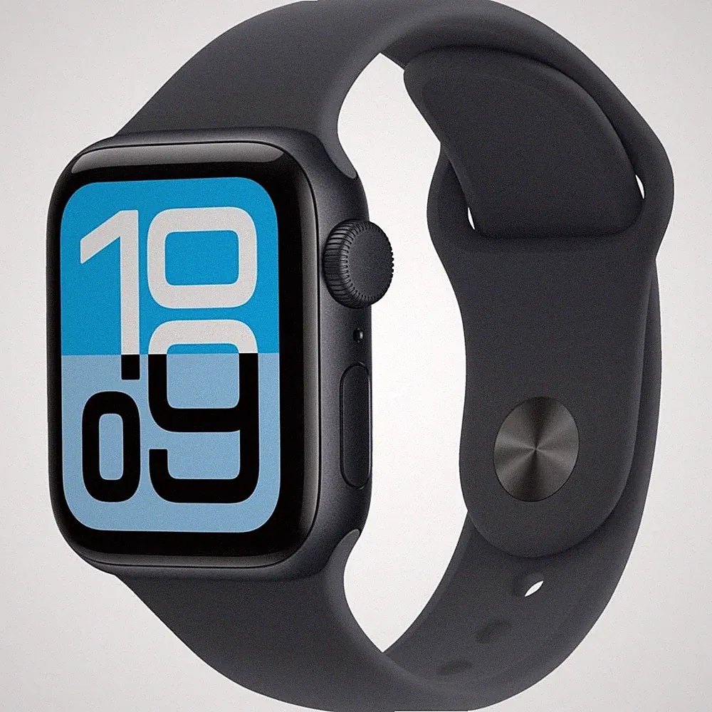 Apple Watch SE 3 GPS 40 Smartwatch Mitternacht (130-180 mm) Fluorelastomer