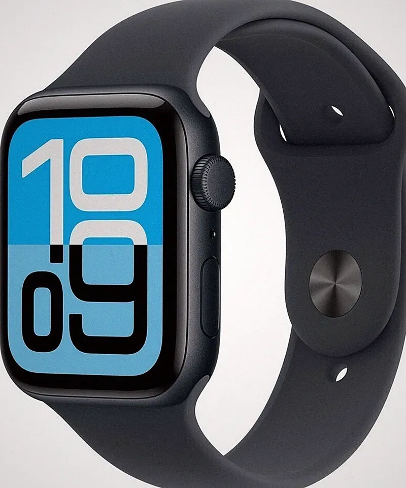 Apple Watch SE 3 GPS 44mm Smartwatch Sportarmband (M/L) midnight