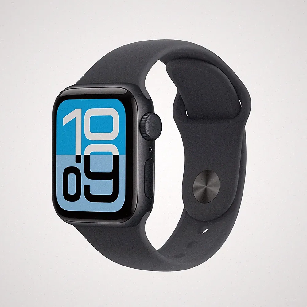 Apple Watch SE 3 (GPS + Cellular) 40mm Mitternacht Sportarmband S/M Smartwatch