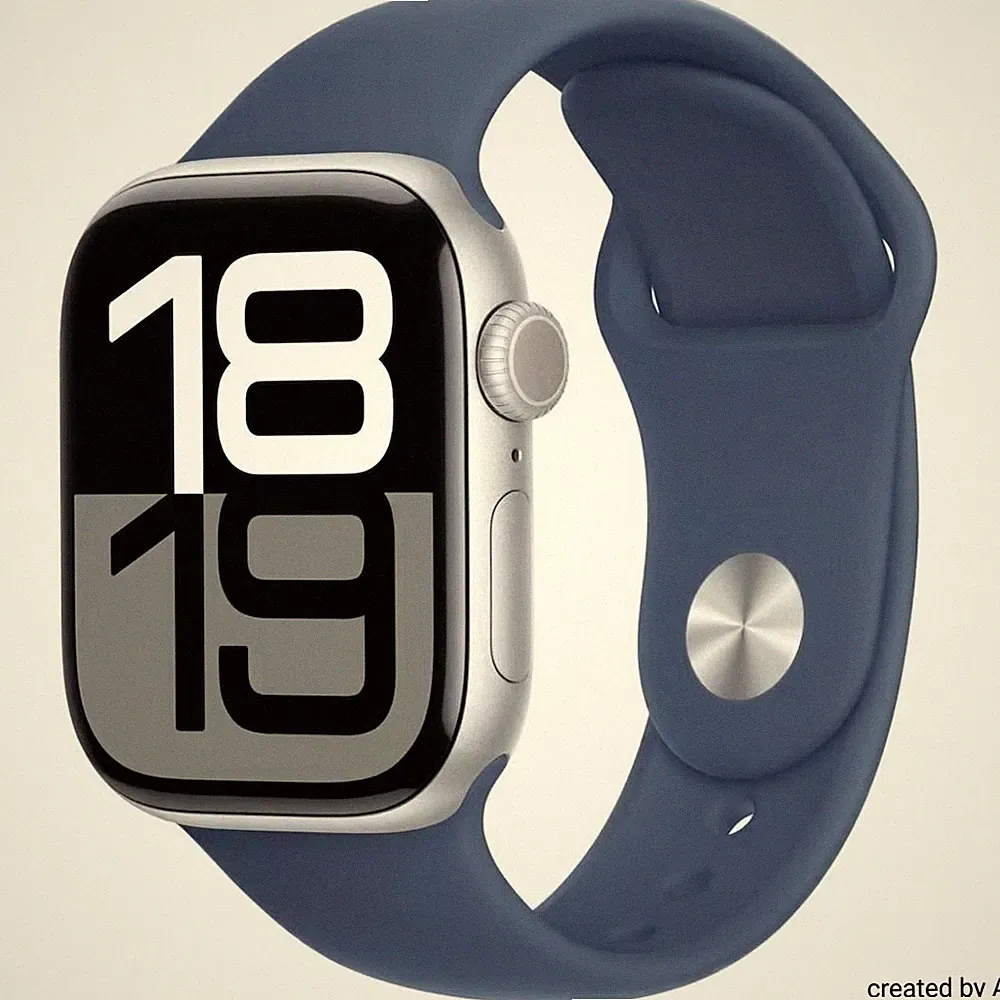 Apple Watch Series 10 GPS (42 mm) Silber Smartwatch 3 Jahre Gewähr