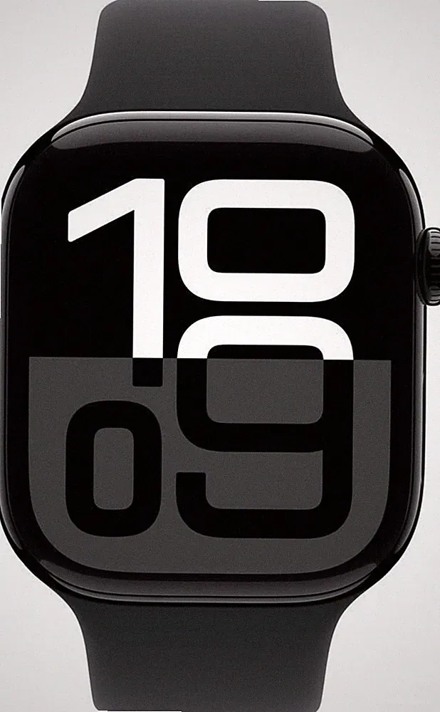 Apple Watch Series 10 (GPS + LTE) 42mm Smartwatch schwarz S/M - WIE NEU