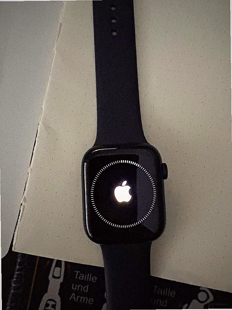 Apple Watch Smartwatch Apple Watch OS, mitternacht, Silikonarmband schwarz