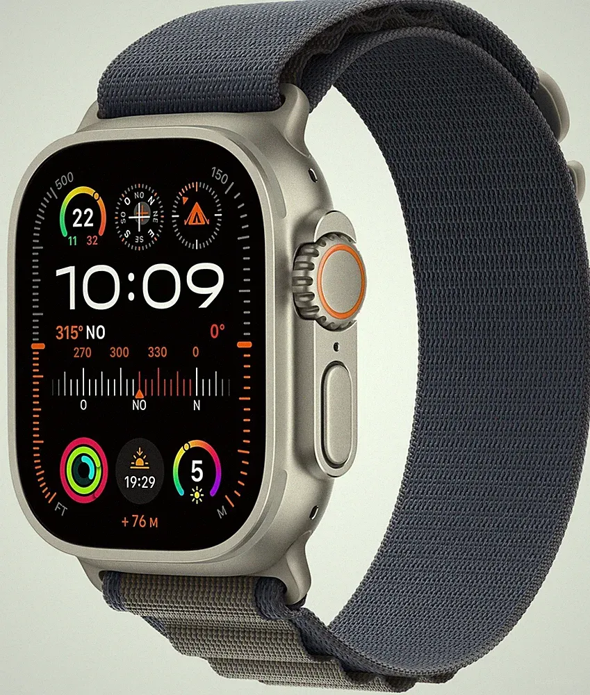 Apple Watch Ultra 2 49 mm S Smartwatch Rechteckig IP6X 72 h 4G Titan