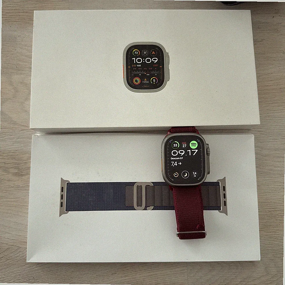 Apple Watch Ultra 2, 49mm Titan Grau, GPS + LTE Smartwatch