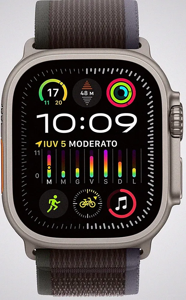 Apple Watch Ultra 2 Digital 49 mm M/L Smartwatch Rechteckig IP6X 72 h 4G Titan