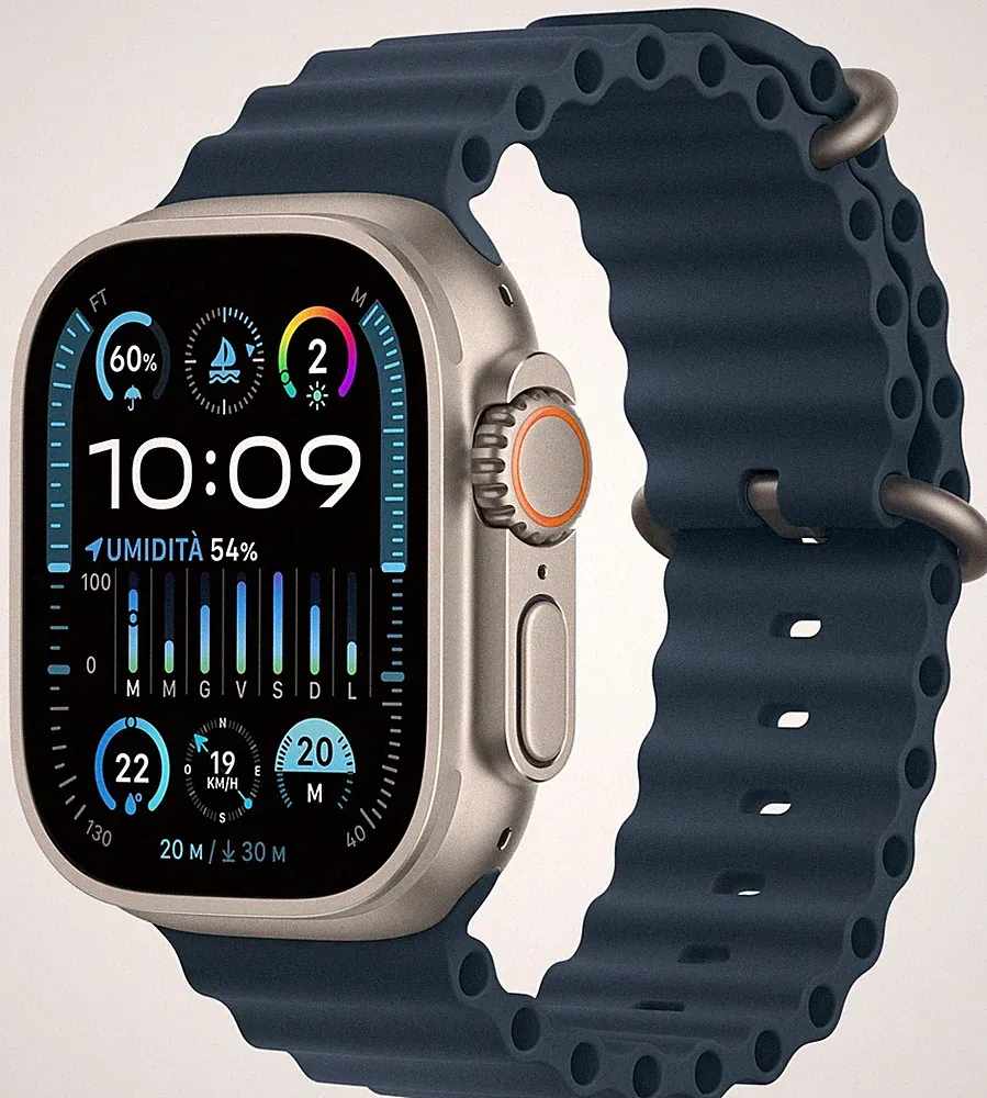 Apple Watch Ultra 2 Digital 49 mm Smartwatch Rechteckig IP6X 72 h 4G Titan