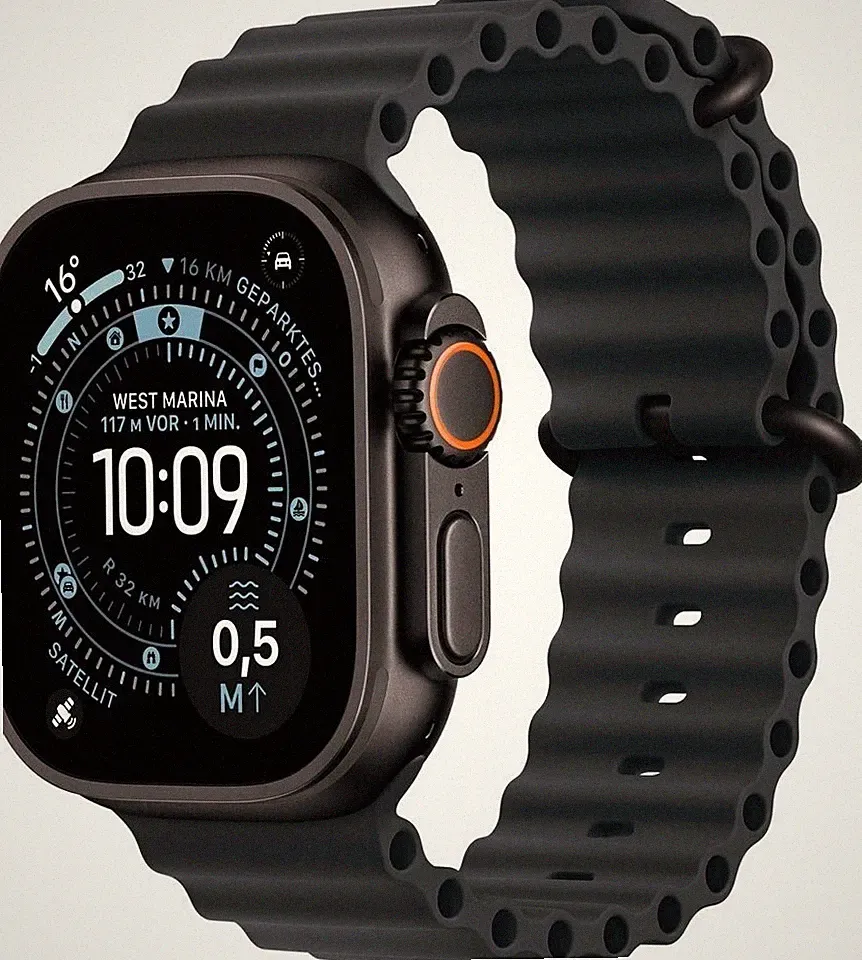 Apple Watch Ultra 3 49mm - Black Titan - Black Ocean Band - NEU OVP VERSIEGELT