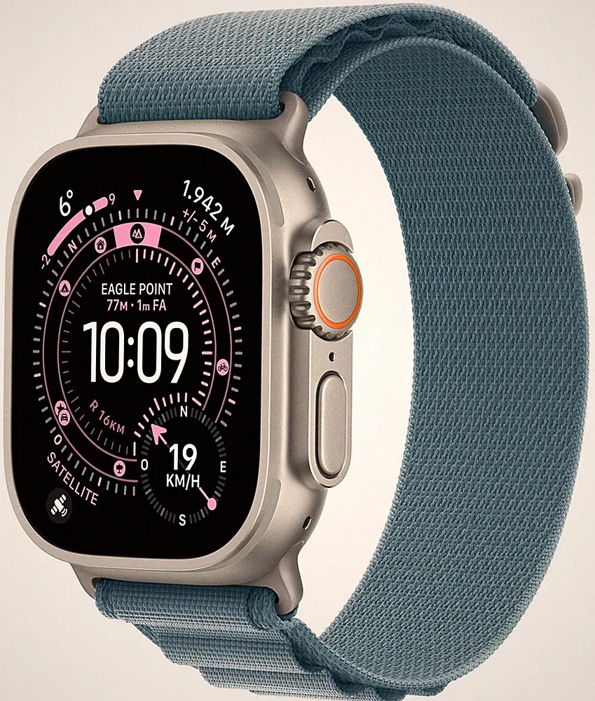 Apple Watch Ultra 3 Digital 49 mm L Smartwatch Rechteckig IP6X 72 h 326 ppi 5G