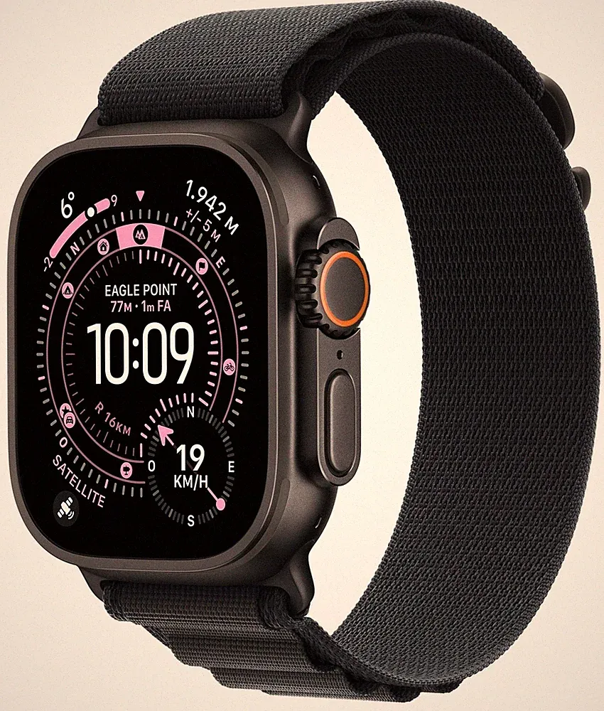 Apple Watch Ultra 3 Digital 49 mm L Smartwatch Rechteckig IP6X 72 h 326 ppi 5G