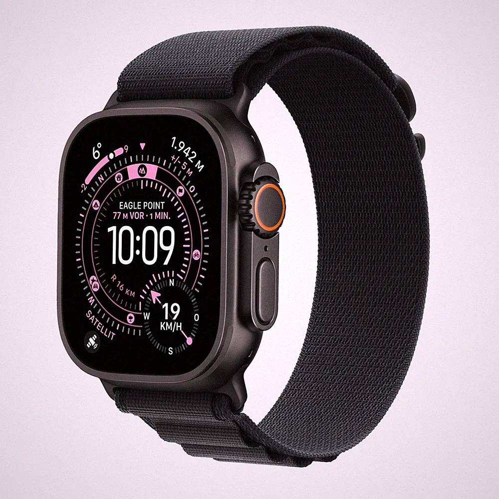 APPLE Watch Ultra 3 GPS + Cellular 49, 2025 Smartwatch Titangehäuse Polyester, 1
