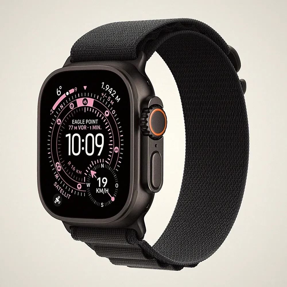APPLE Watch Ultra 3 GPS + Cellular 49, 2025 Smartwatch Titangehäuse Polyester, 1