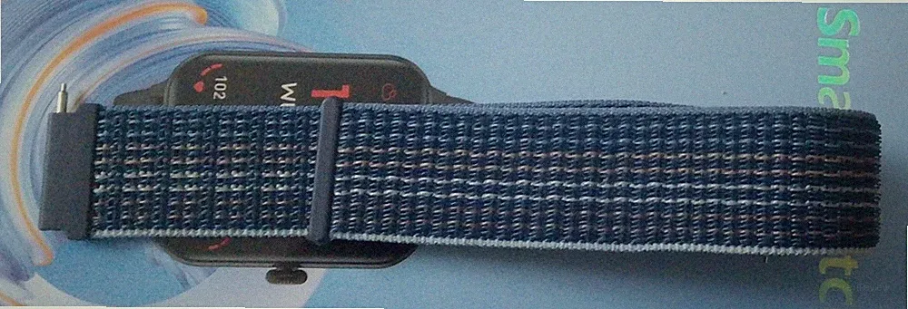Nylon Armband 20mm Smartwatch Damen