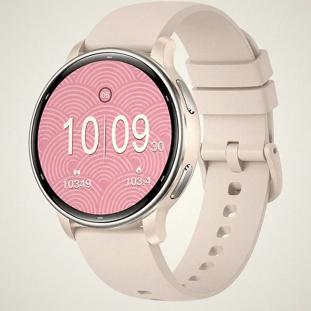 ATLANTA Smartwatch 9746/3 Beige AMOLED integriertes GPS Bluetooth Sportuhr