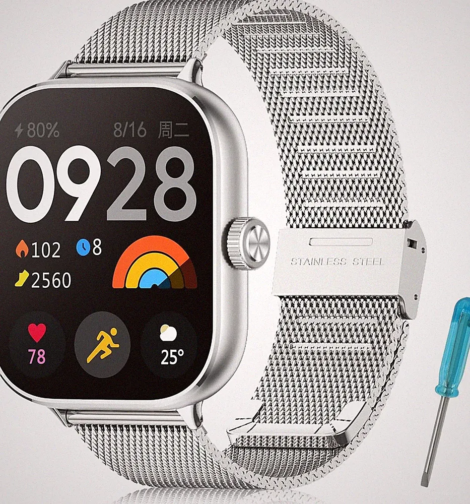 BDIG Ersatzarmband Kompatibel mit Redmi Watch 6/5/4 Damen/Herren, Dual