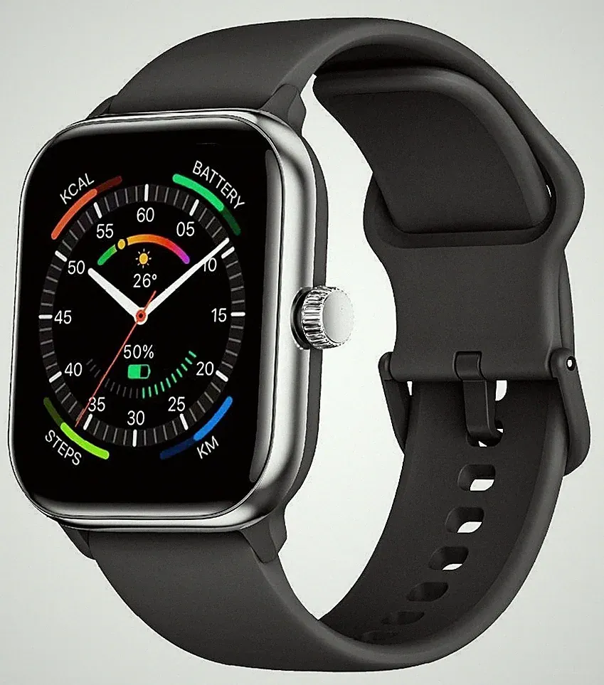 Beafon 201 Smartwatch Rechteckig IP68 Silber