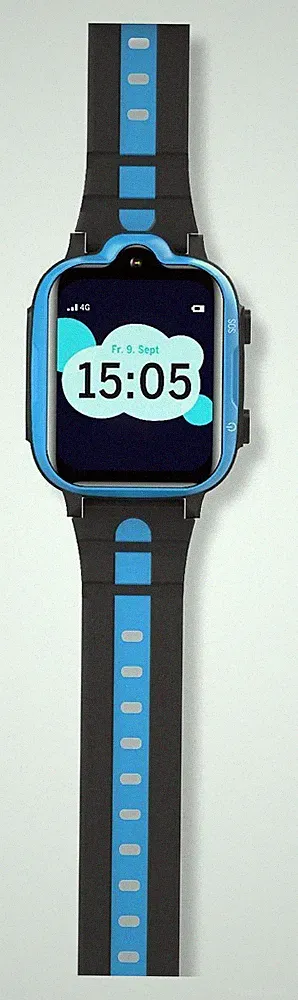 Beafon SW1 Kids Digital Smartwatch Rechteckig IPX7 4G Schwarz, Blau