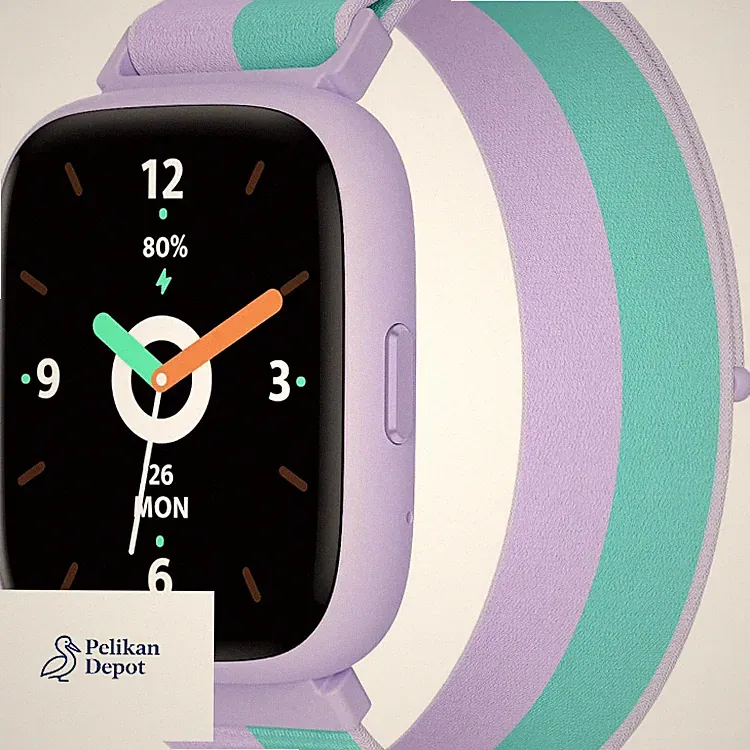 Biggerfive Kinder Smartwatch 1,8 Zoll Fitness Tracker mit Schlafmonitor