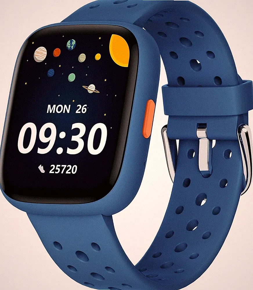 BIGGERFIVE Kinder Smartwatch 1,8 Zoll Fitness Uhr Schrittzähler Pulsmonitor IP
