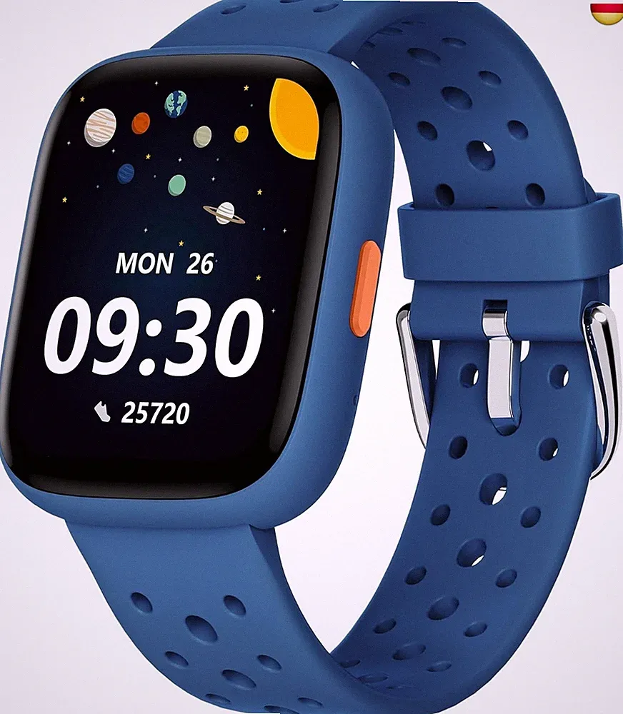 BIGGERFIVE Smartwatch Kinder, 1,8" Fitness Uhr Schrittzähler, 24/7 Puls