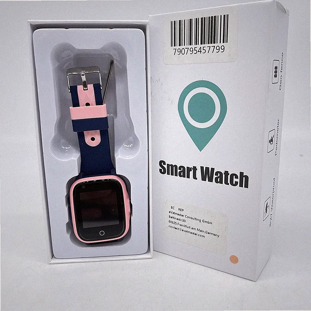 Birgus 4G Smartwatch für Kinder, GPS mit Wasserdichter Echtzeit Position Videoan