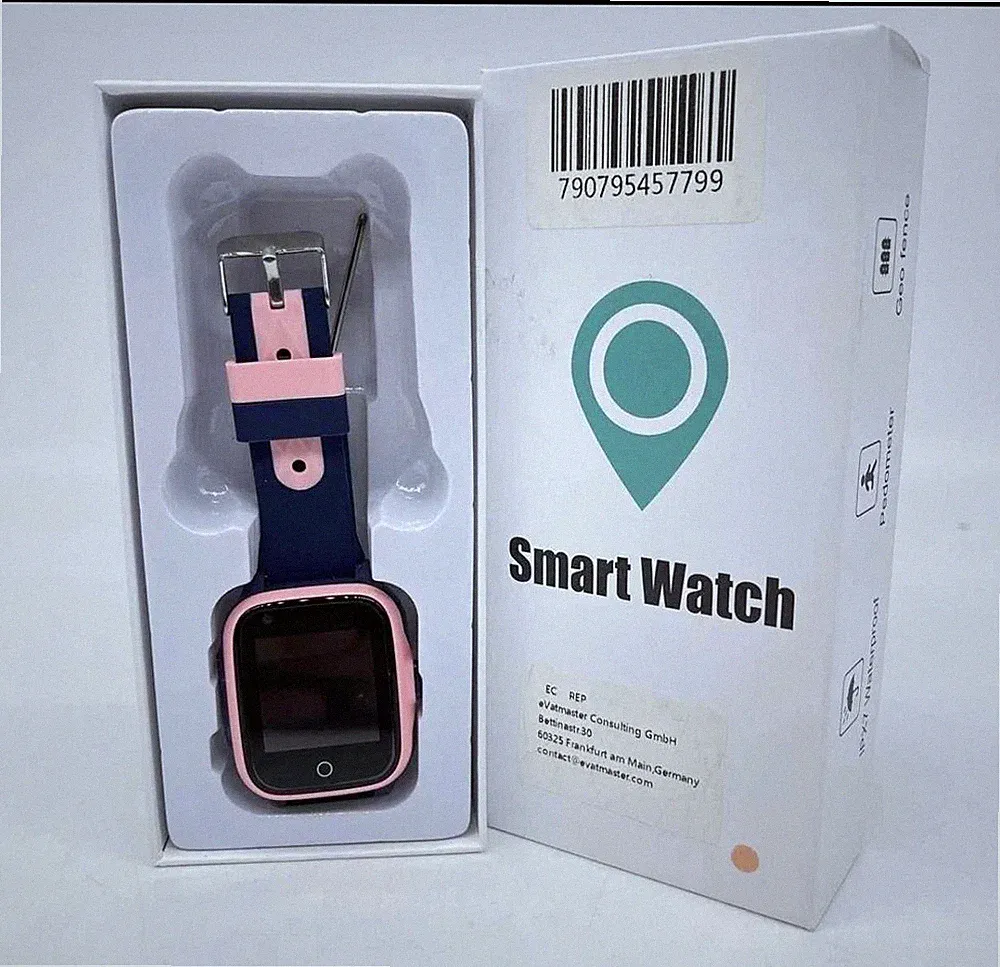 Birgus 4G Smartwatch für Kinder, GPS Wasserdicht Echtzeit Position jungen/Mädche