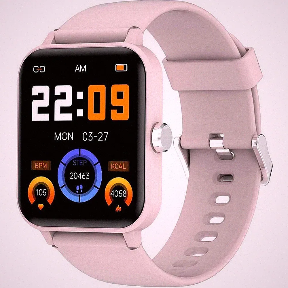 Blackview R30 Smartwatch Fitnessuhr Pulsuhr Schrittzähler Pink
