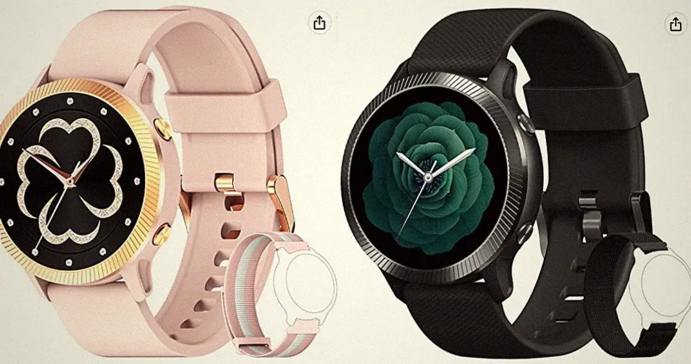 Blackview R8 Smartwatch Damenuhr Fitness Tracker versch. Farben Verp. beschäd