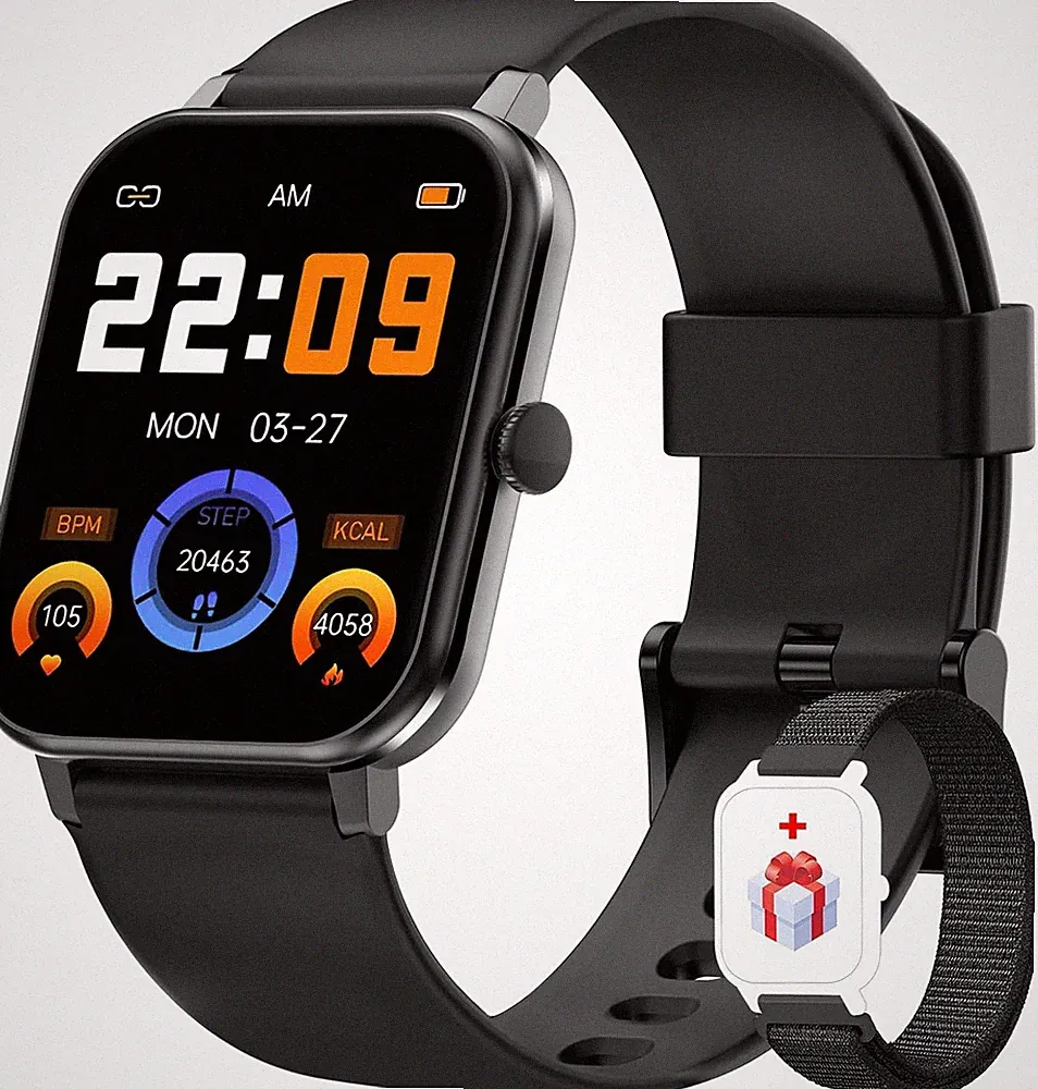 Blackview Smartwatch Armband Pulsuhr Fitness Tracker für Herren Damen Schrittzäh