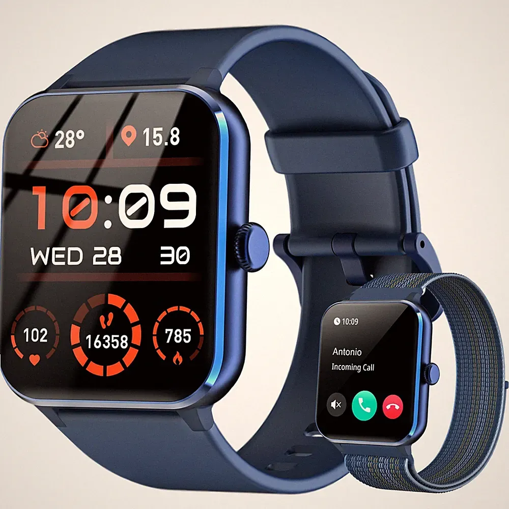 Blackview Smartwatch Damen Herren Mit Bluetooth Anrufe Fitnessuhr Für Android