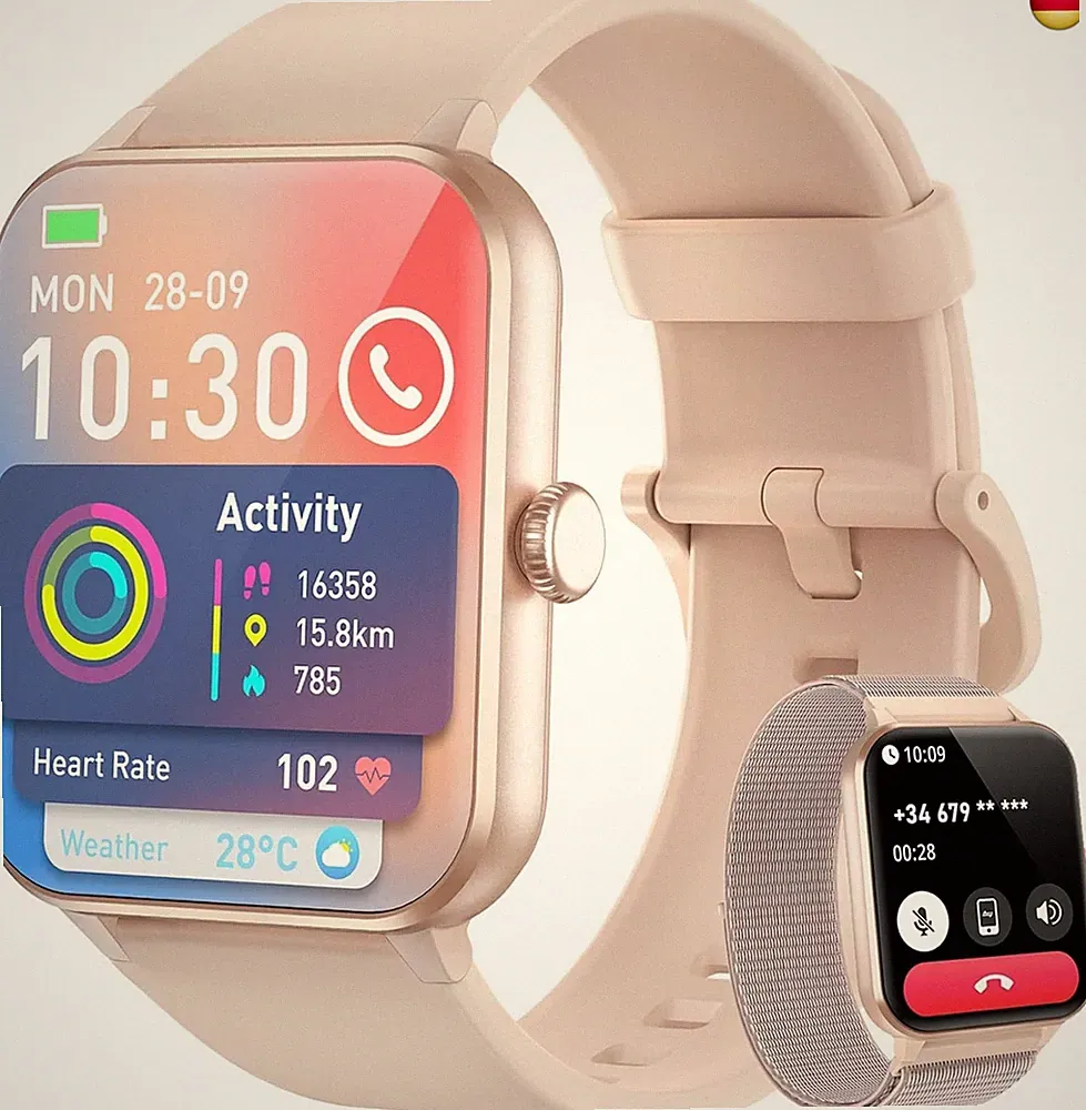 Blackview Smartwatch Damen Herren mit Telefonfunktion(Anrufe