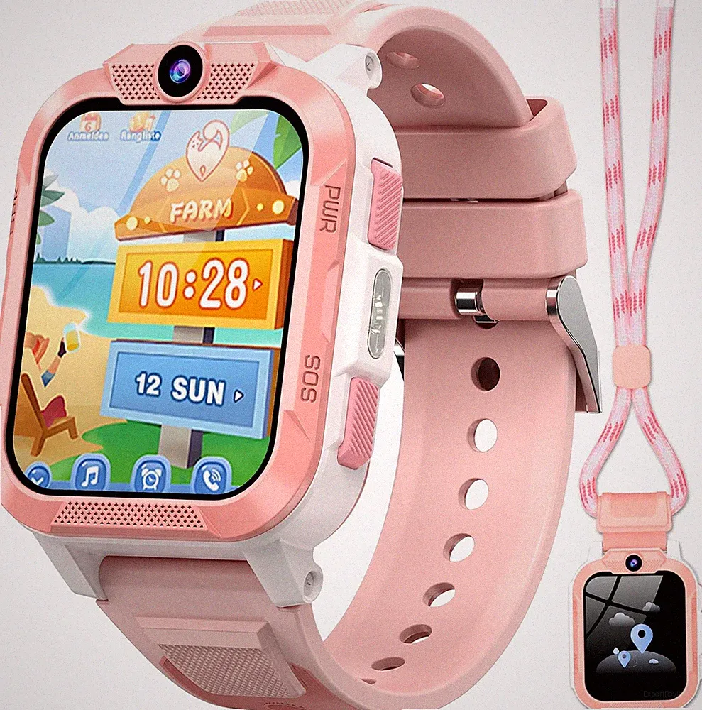 Blackview Smartwatch Kinder mit GPS & 4G Telefonfunktion SOS-Notruf, Schulmodus