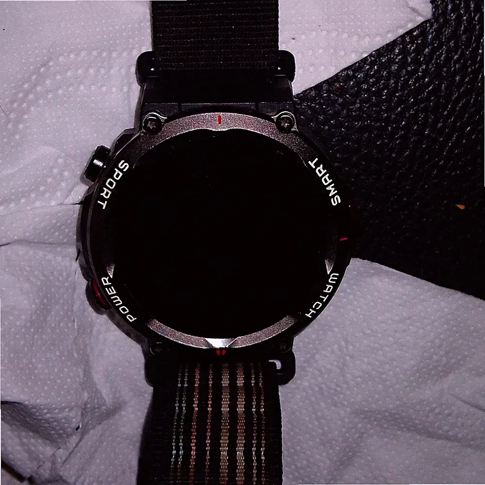 Blackview W50 Pro Smartwatch 50 mm Metall schwarz Nylonarmband Touch Fitness HF