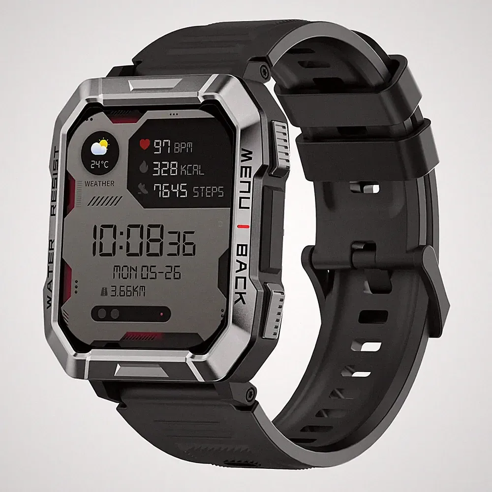 Blackview W60 Smartwatch 2,01 Zoll, Wasserdicht IP68, Pulsuhr, Fitness Tracker