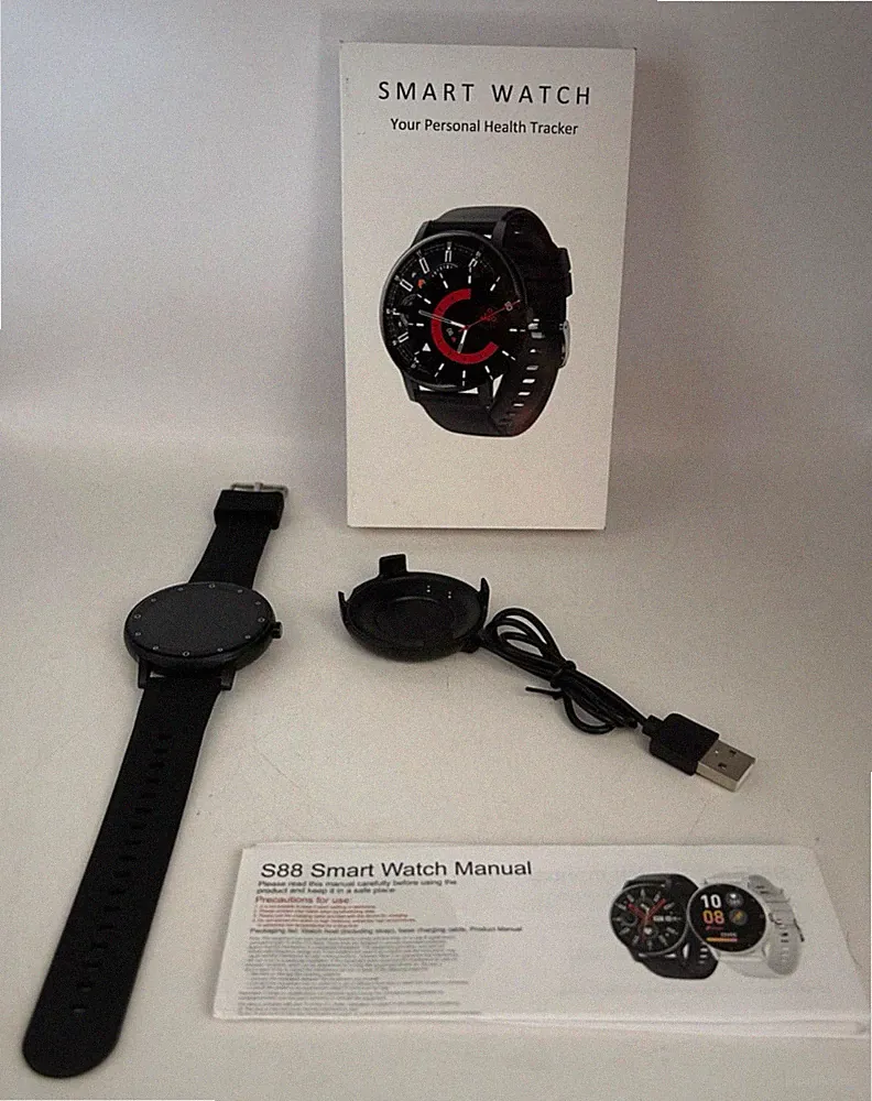Bluetooth S88 Smartwatch Fitnesstracker Sport kompatibel mit Android & IOS