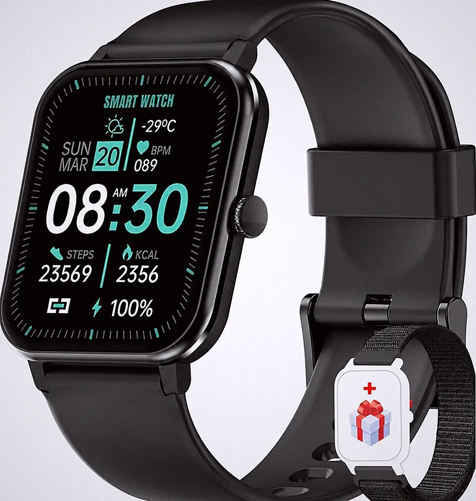 Bluetooth Smartwatch Armband Pulsuhr Blutdruck Fitness Tracker für Herren Damen