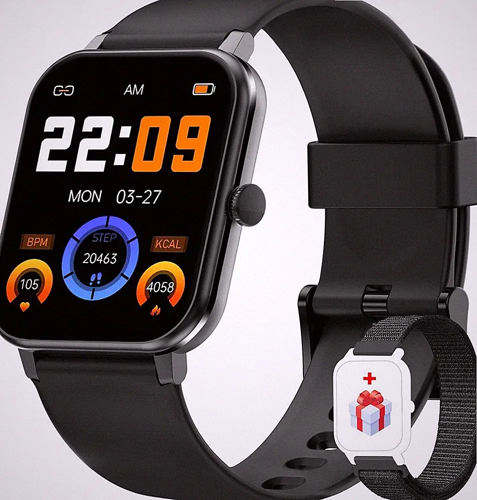 Bluetooth Smartwatch Armband Pulsuhr Fitness Tracker Herren Damen Sport Yago Uhr