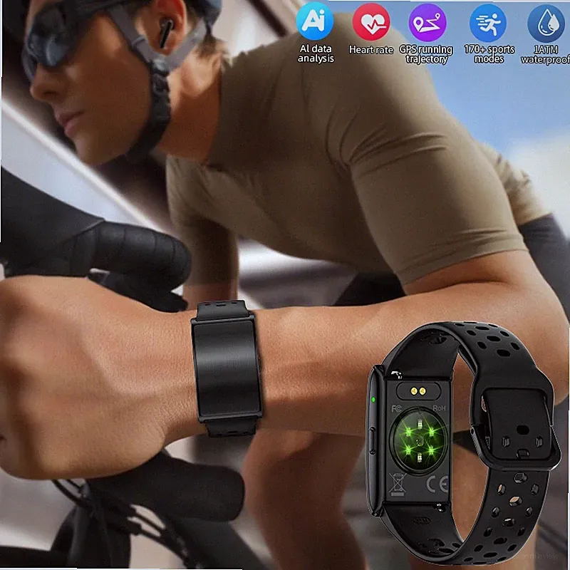 Bluetooth Smartwatch Herren Damen Herzfrequen Pulsuhr Schlaf Fitness Armbanduhr