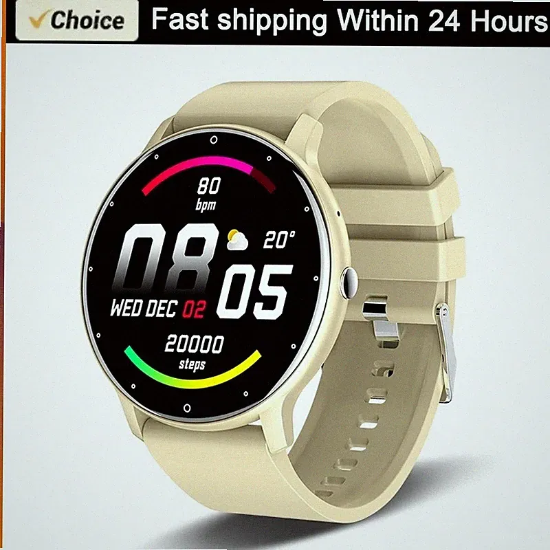 Bluetooth Smartwatch Herren watch Fitness Herzfrequenz Pulsuhr Blutdruck Herz DE