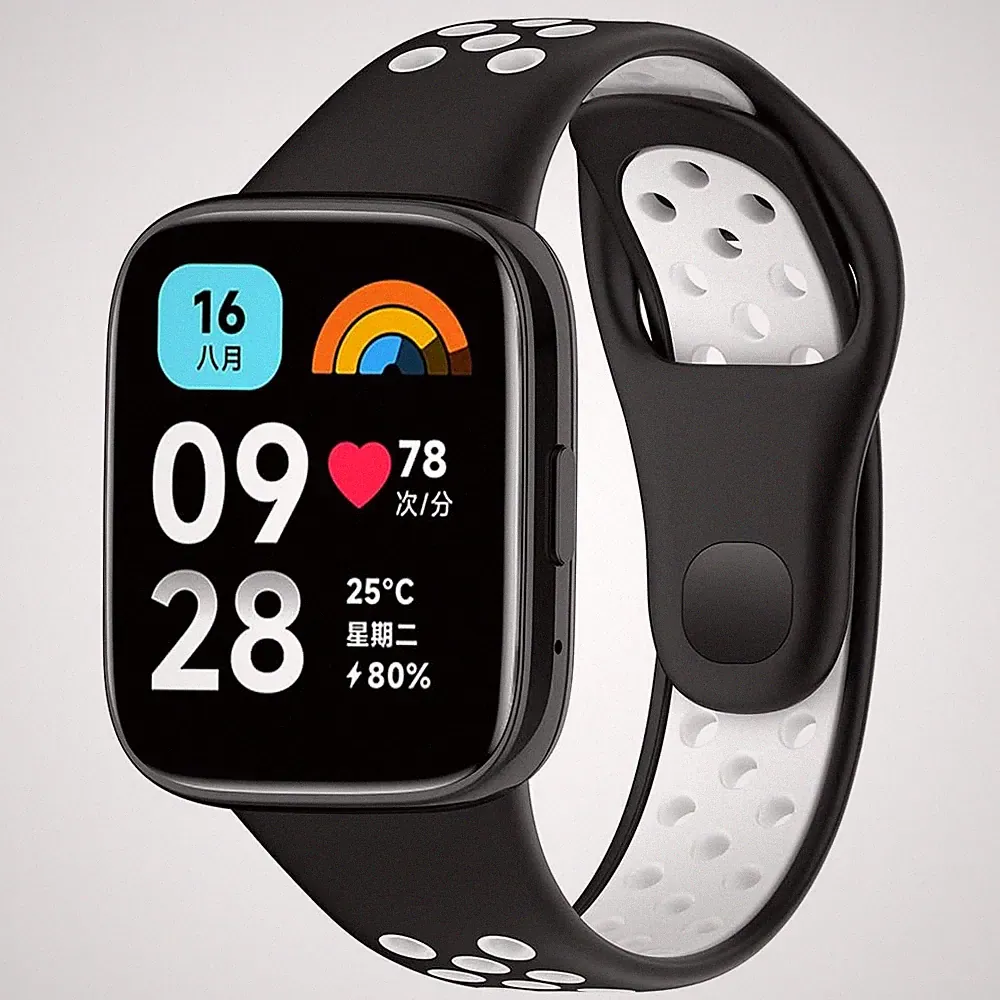 Breathable Ersatzarmband für Xiaomi Redmi Watch 3 Active, Sport Armband Uhren...