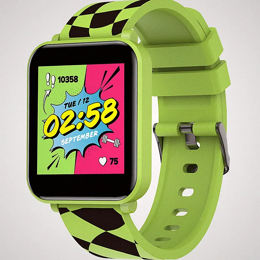 CANYON Smartwatch für Kinder Joyce KW-43 DUAL BT Musik Grün