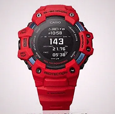 Casio G-Shock GBD-H1000-4JR Rot Smartwatch Fitness Tracker aus Japan