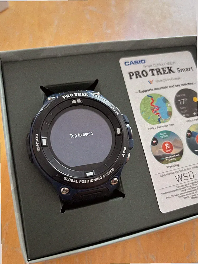 Casio Pro Trek Herren Smartwatch WSD-F20A-BU neuwertig
