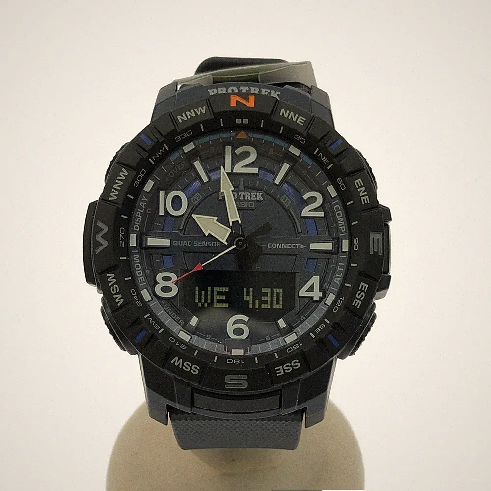 Casio Pro Trek PRT-B50-2JF Outdoor Smartwatch Bluetooth Höhenmesser...