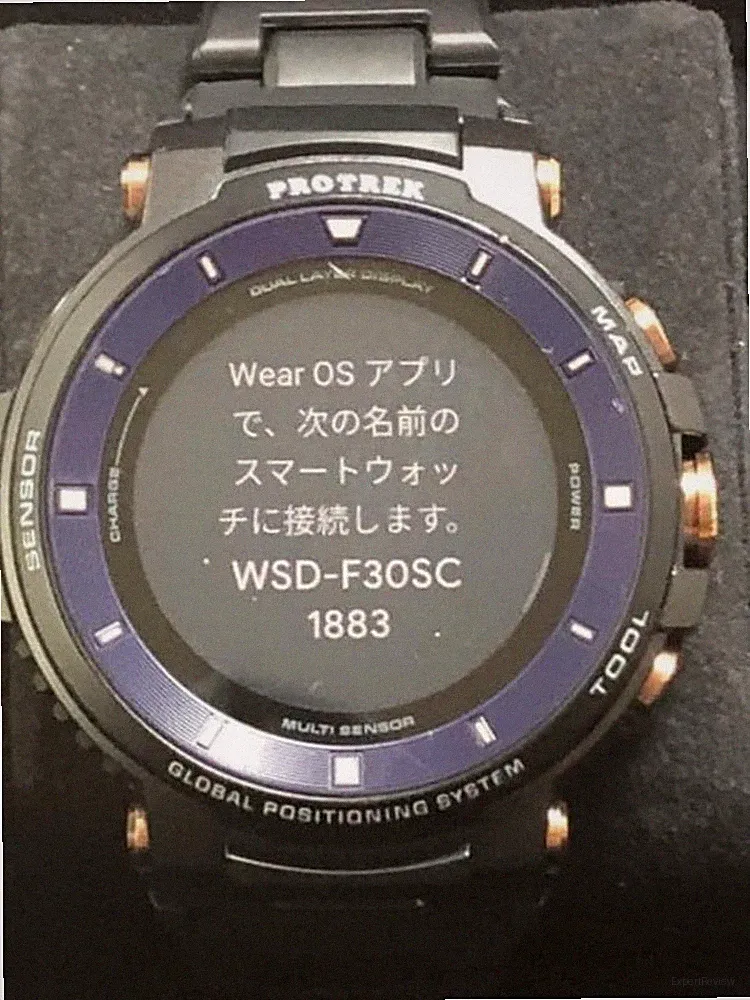 Casio Pro Trek WSD-F30SC-BK Outdoor Smartwatch Garmin kompatibel aus Japan