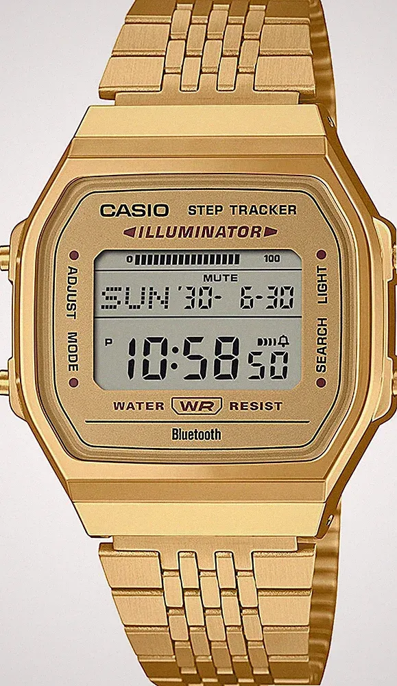 CASIO VINTAGE Smartwatch ABL-100WEG-9AEF digital goldfarben 42 x 38 mm B-WARE
