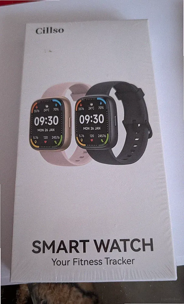 Cillso IDW26 Smartwatch Fitness-Tracker wasserdicht 40 mm Lederarmband