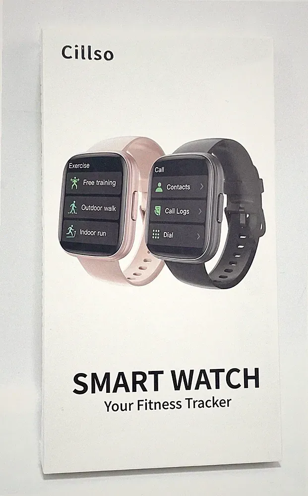 Cillso Smartwatch Unisex 1,95"HD Display Touch Fitnessuhr/ Tracker Android iOS