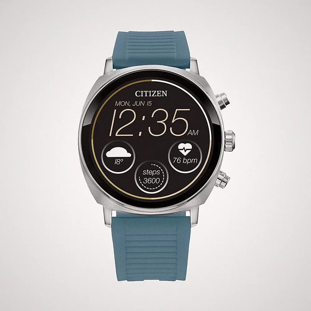 Citizen CZ Smart Gen 2 Smartwatch 41 mm – Wear OS, AMOLED, GPS & NFC (Blau)